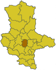Бернбург на карте