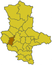 Кведлинбург на карте