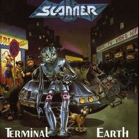 Обложка альбома Scanner «Terminal Earth» (1989)