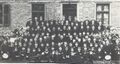 Ученики и персонал прогимназии в Верле, Германия, 1907 год.