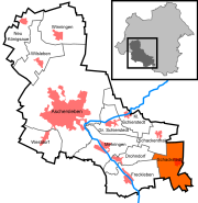 Шакштедт на карте городского округа