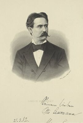 Ксавер Шарвенка (литография, подписанная в 1882 г. Отто Лессману)