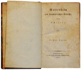Издание «Валленштейна» 1800 года