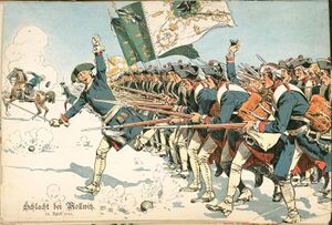 Атака прусской пехоты