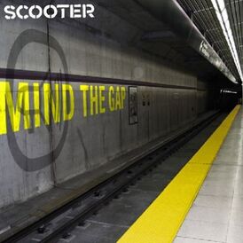 Обложка альбома Scooter «Mind the Gap» (2004)