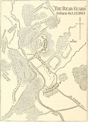 Карта сражения 1886 года.