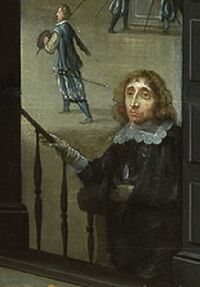 Автопортрет (деталь картины «Галерея Корнелиса ван дер Геста»). 1628