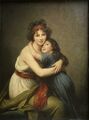 Элизабет Виже-Лебрен. «Автопортрет художницы с дочерью», 1789