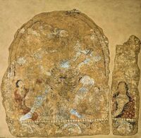 Шива с тришулой. Пенджикент, VII–VIII вв. н. э. Эрмитаж