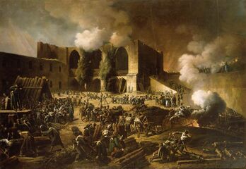 Осада Бургоса в 1812 году (англичане осаждали занятый французами город в Испании).