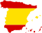 Silhouette Spain with Flag.svg