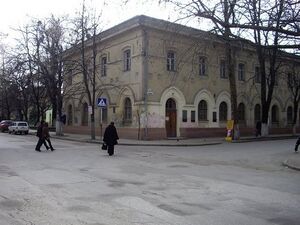 Здание музея в Симферополе, бывший комплекс зданий приюта для девочек графини А. М. Адлерберг.