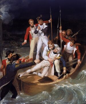 Richard Westall, Ранение Нельсона под Тенерифе в ночь 24 июля 1797
