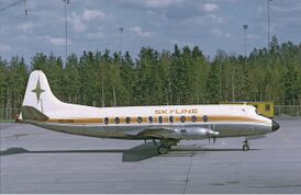 Vickers Viscount авиакомпании Skyline