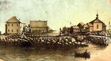 Скит на Заяцком острове. 1884 год[8].