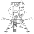ЛК - Лунно-посадочный корабль-модуль