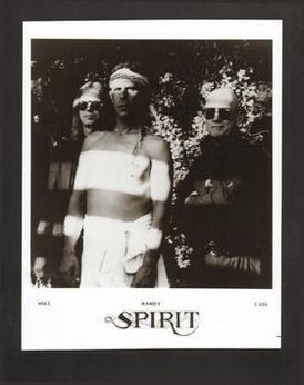 Spirit, 1990 г. Слева направо: Майк Найл, Рэнди Калифорнии и Эд Кэссиди.