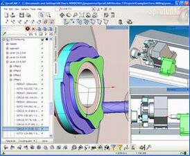 Скриншот программы SprutCAM
