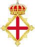 St George's Cross Crowned Badge.svg