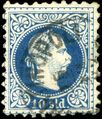 1876: марка в 10 сольдо, погашена в Константинополе (Sc #7F)