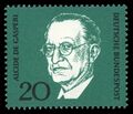 Почтовая марка ФРГ, посвящённая Альчиде де Гаспери
