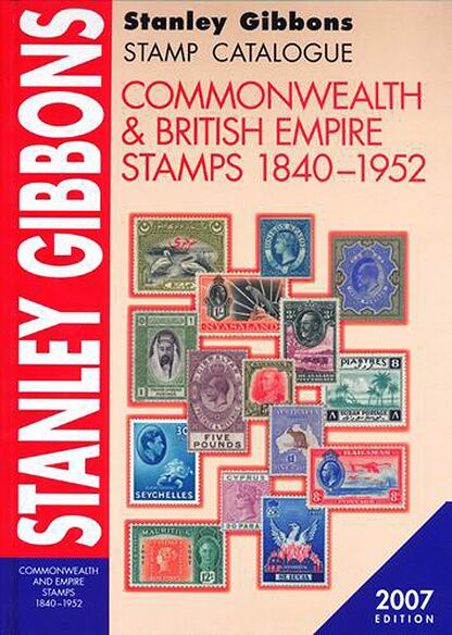 2007: издание для Британской империи и Содружества (1840—1952). В центре — марка Австралии 1913 года из первой стандартной серии «Кенгуру и карта[en]»