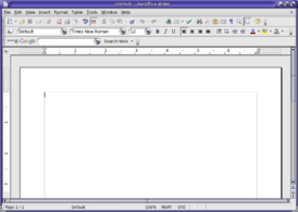 Скриншот программы StarOffice