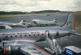 Douglas C-54E компании American Overseas Airlines[англ.]