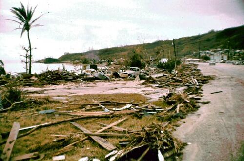 Последствия тайфуна Карен[en], ноябрь 1962 года