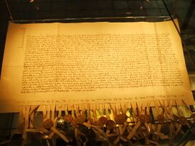 Текст договора 1370 года находится в музее города Штральзунд