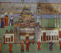 Османская миниатюра мечети
