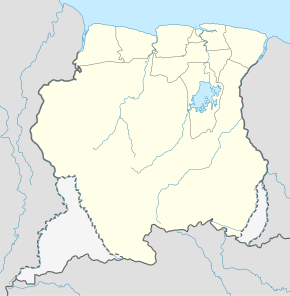 Парамарибо на карте