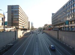 Вид от пересечения с Октябрьской улицей в сторону площади Савёловского Вокзала