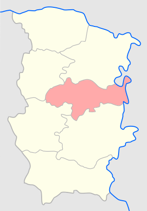 Кальварийский уезд на карте