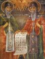 Икона Св. Кирилла и Мифодия, Захарий Зограв, Троянский монастырь