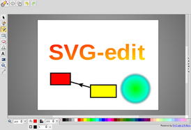 Скриншот программы SVG-edit