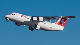 Avro RJ100 авиакомпании Swissair
