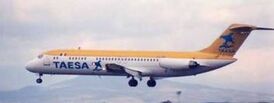 DC-9-31 борт XA-TKN