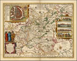 «Карта Руссии», издание 1651 года (Claes Janszoon Visscher)
