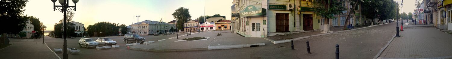 Панорама центральной площади г. Чистополь