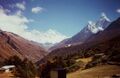 Лхоцзе, Эверест и Ама-Даблам — вид со стороны Тенгбоче