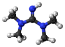 Трёхмерное изображение молекулы тетраметилгуанидина