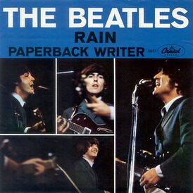 Обложка сингла The Beatles «Rain» (1966)
