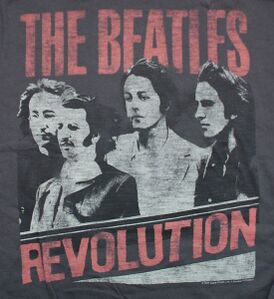 Обложка сингла The Beatles «Revolution» (1968)