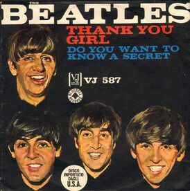 Обложка сингла The Beatles «Thank You Girl» ()