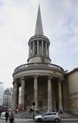 Церковь Всех душ, Лэнгхэм-плейс. 1824. Лондон