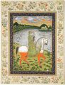 Император Ахмад Шах на охоте. 1750г, Музей искусства Сан Диего