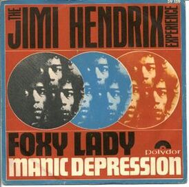 Обложка сингла Jimi Hendrix Experience «Foxey Lady» (1967)
