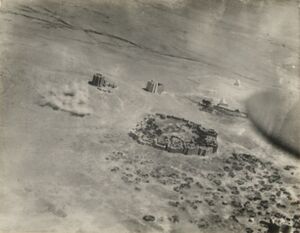 Бомбардировка британскими ВВС дервишских фортов в Талехе