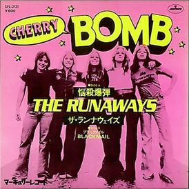 Обложка сингла The Runaways «Cherry Bomb» (1976)